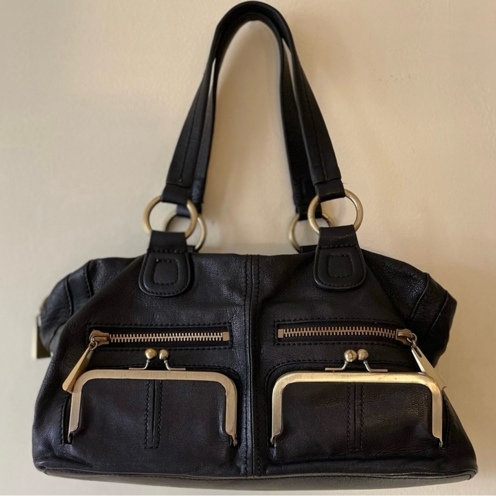 Pebbled Leather Shoulder Bag